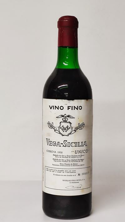 Vega Sicilia, Unico 1952