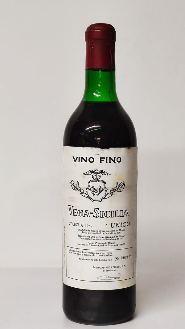 Vega Sicilia, Unico 1952