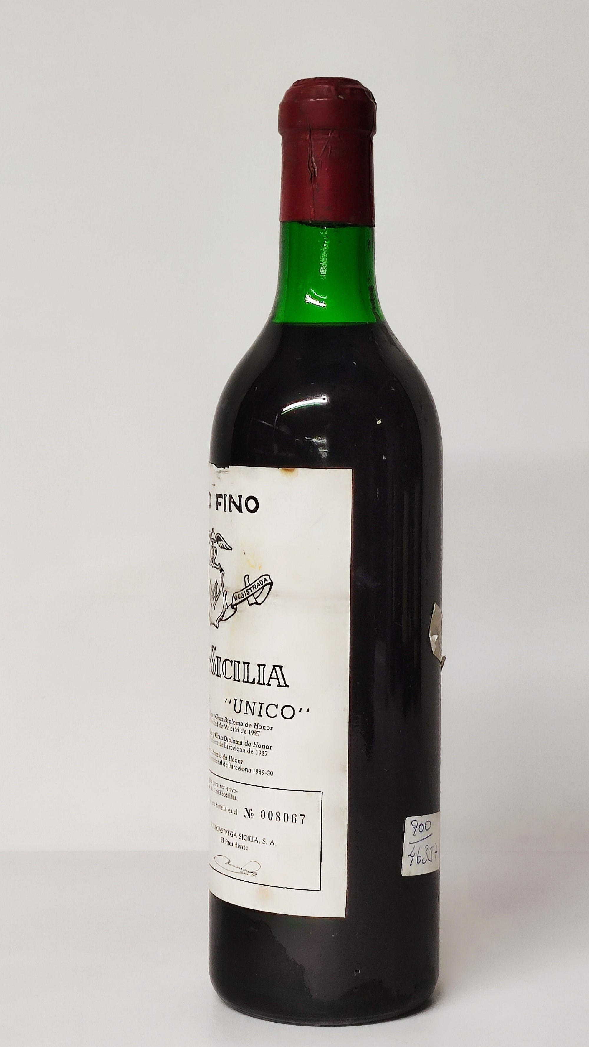 Vega Sicilia, Unico 1952