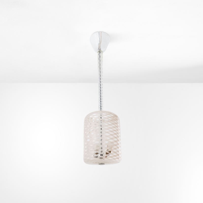 Archimede Seguso : Lampada a sospensione.  - Asta Design 200 - Cambi Casa d'Aste