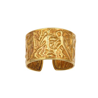 Bracciale Rigido con Bassorilievo