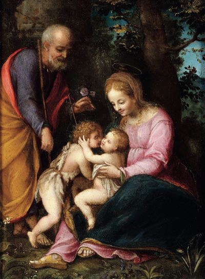 Sacra Famiglia con San Giovannino