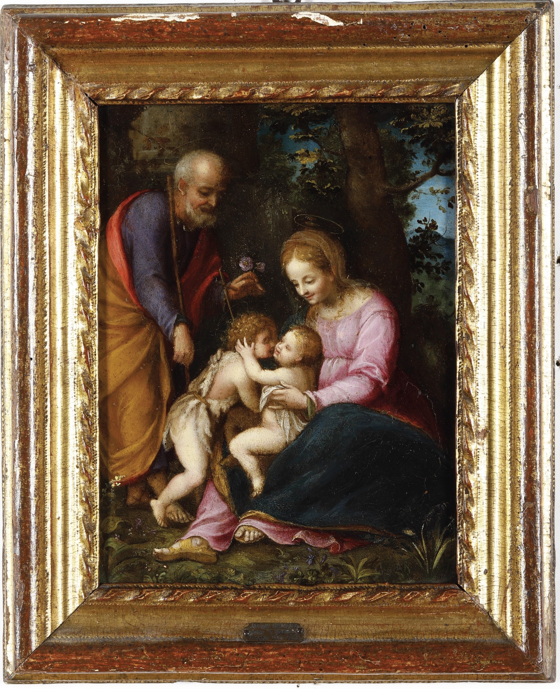 Aurelio Luini - Sacra Famiglia con San Giovannino