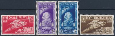 1935 – Regno D’italia – 1° Salone Aeronautico Internazionale – Serie Completa (sass. S.81).
