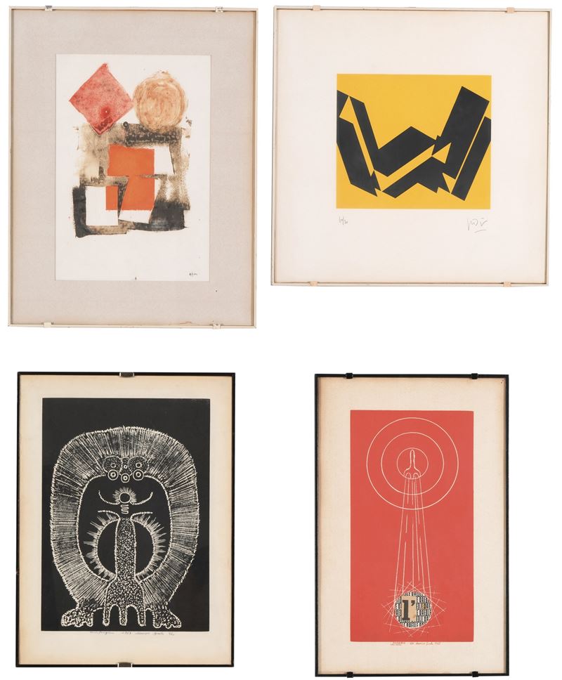 Lotto composto da 4 stampe  - Asta Modern & Contemporary - Cambi Casa d'Aste