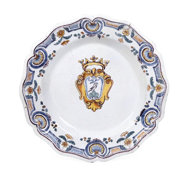 Piatto Cerreto, terzo quarto del XVIII secolo 