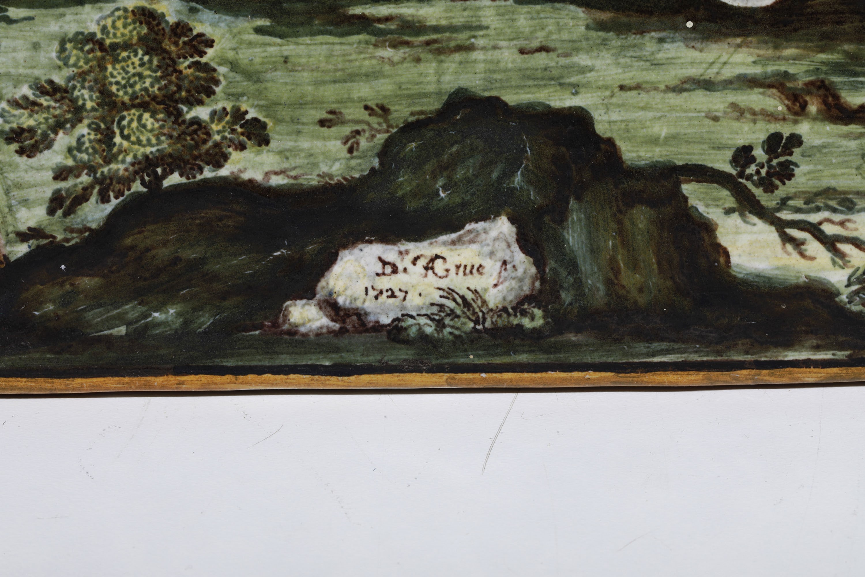 Targa con Scena Dell’eneidenapoli, Francesco Antonio Saverio Grue, Datata 1727