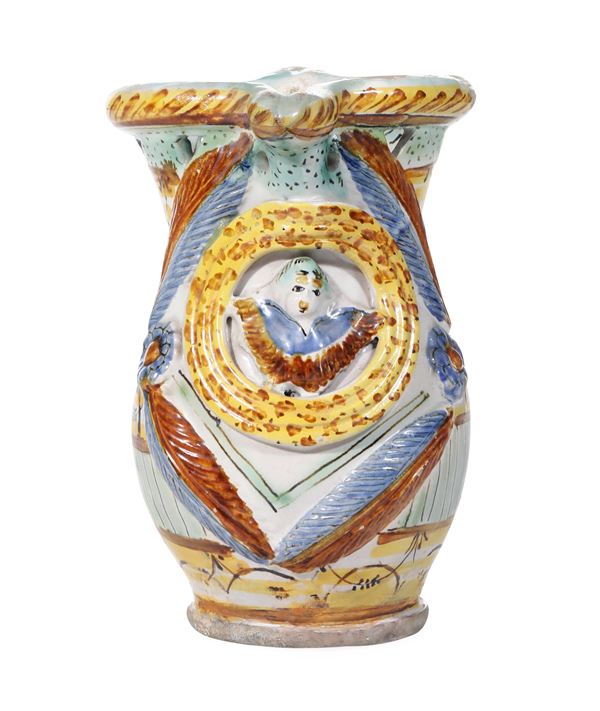 Boccale “a segreto” Cerreto Sannita, prima metà del XIX secolo 