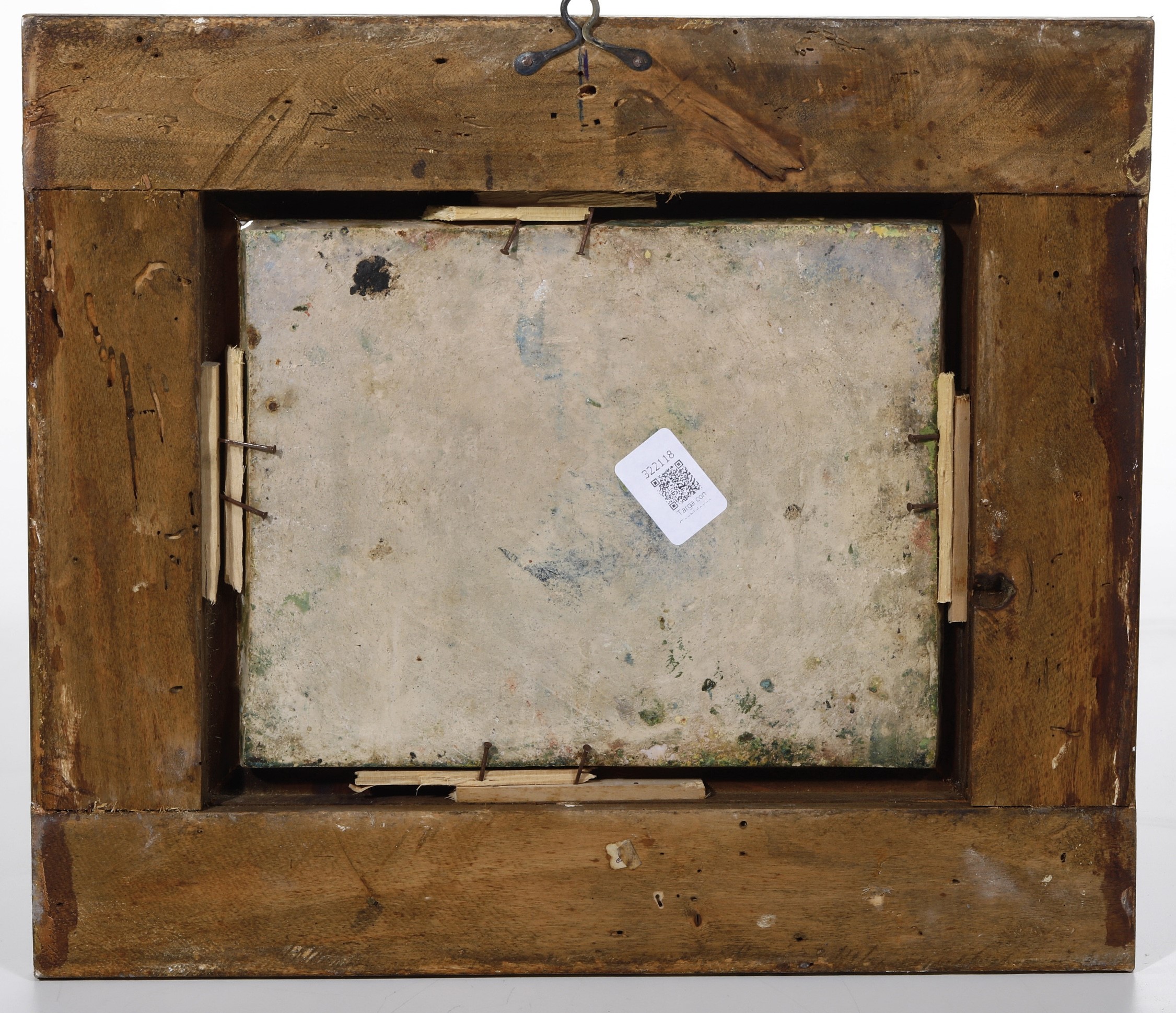 Targa con Scena Galantecastelli, Bottega di Carmine Gentili, Metà del XVIII Secolo