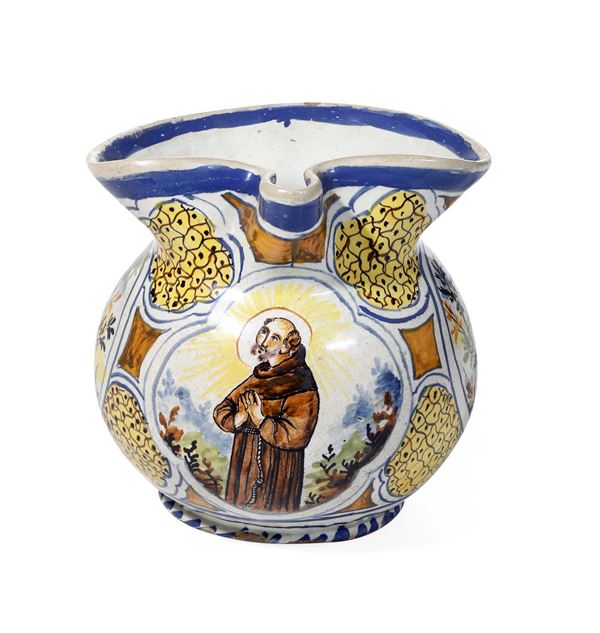 Brocca Urbania, manifattura Bernardino Mordioni, seconda metà del XVIII secolo