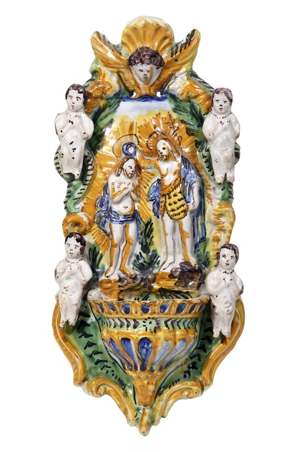 Acquasantiera Campania, Ischia, XVIII secolo 