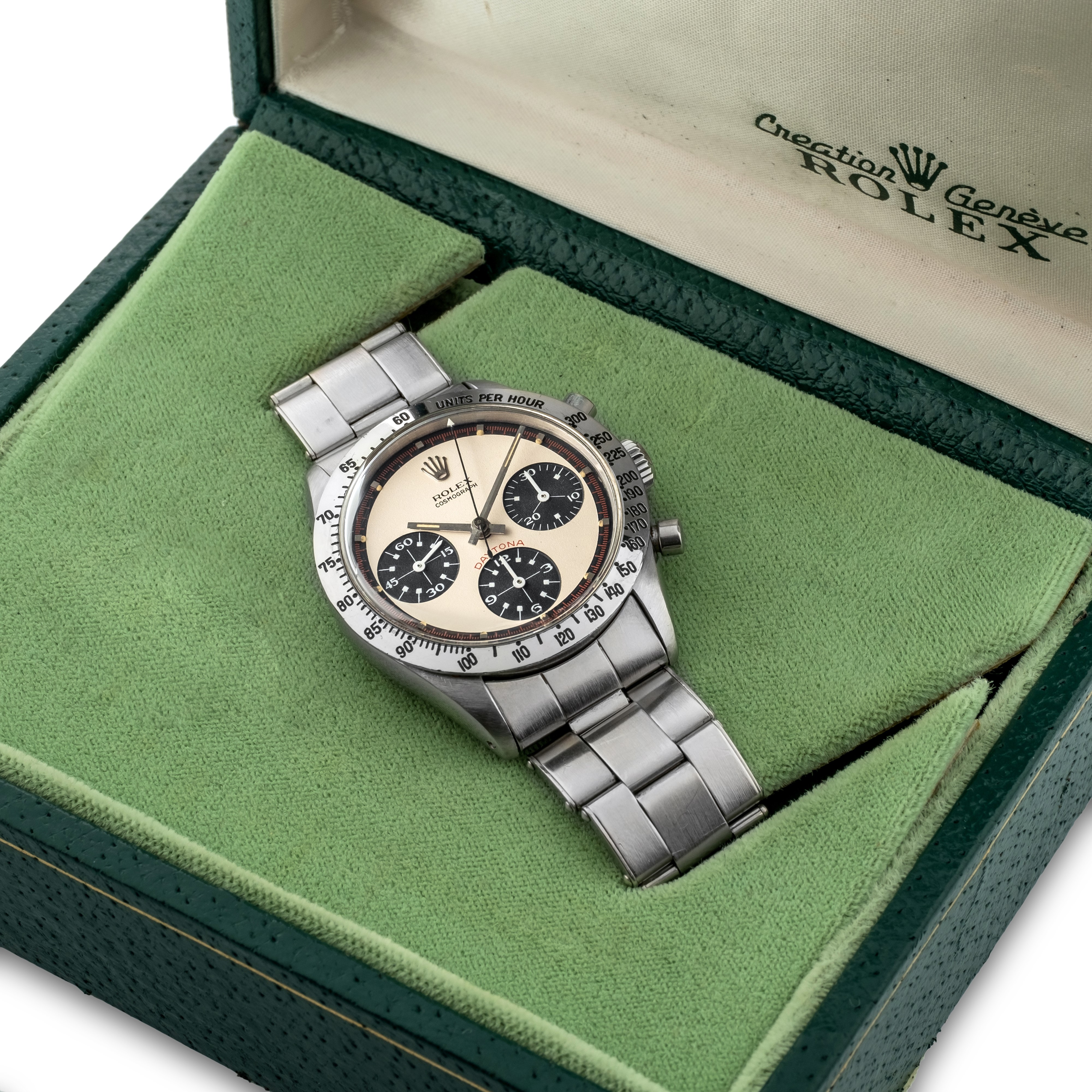 Rolex - Cosmograph Daytona "paul Newman" Ref 6239, Quadrante Bianco Tre Colori Mark II, Circa 196...