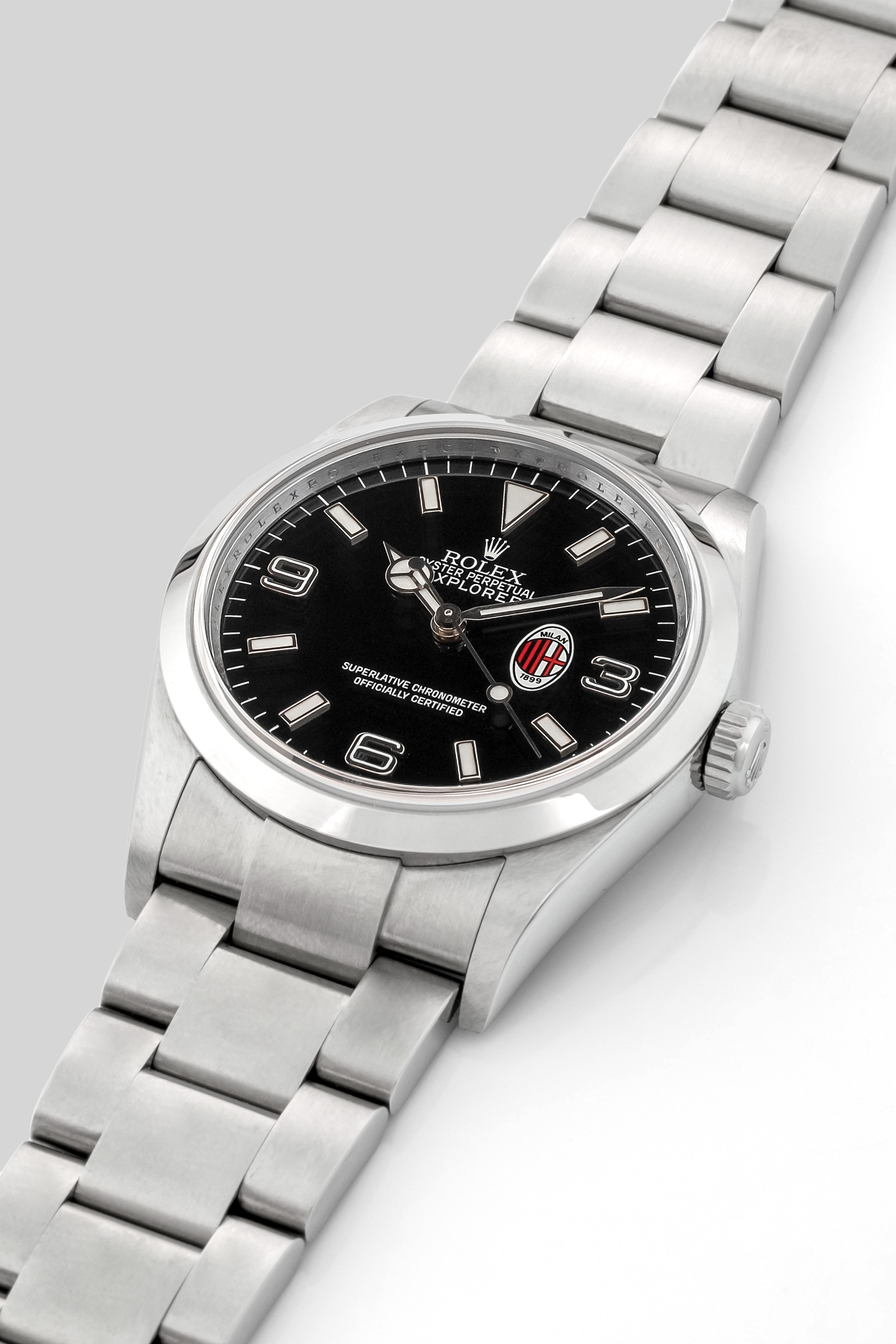 Rolex - Raro Explorer i Ref 114270 Edizione Limitata 150 Esemplari a.C. Milan Completo di Scatola...