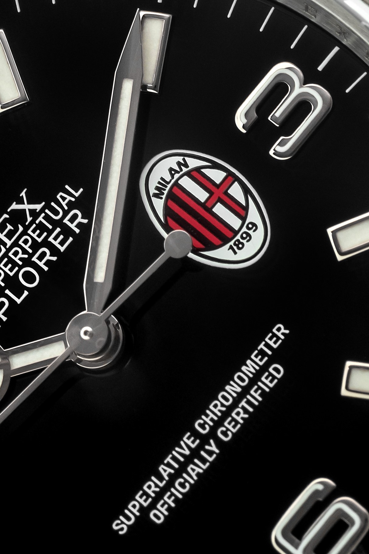 Rolex - Raro Explorer i Ref 114270 Edizione Limitata 150 Esemplari a.C. Milan Completo di Scatola...