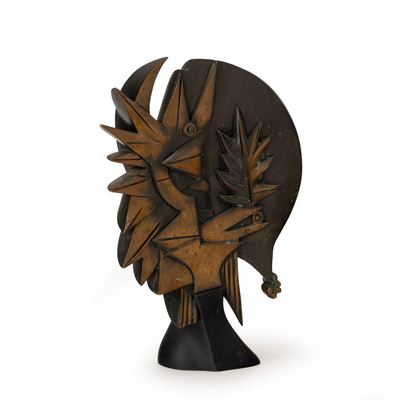 Guerriero attico, scultura in bronzo a cera persa