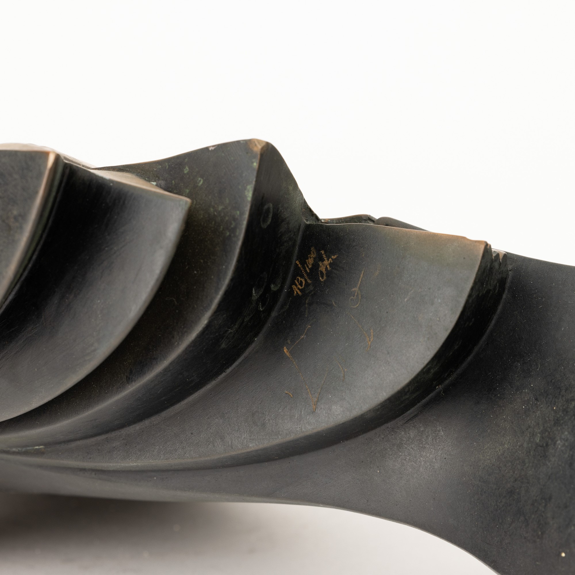 Gianni Dova - Guerriero attico, scultura in bronzo a cera persa