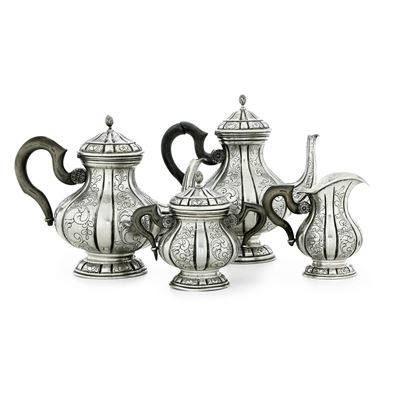 Servizio da Tè e Caffè. Argenteria Artistica Italiana della Prima Metà del XX Secolo
