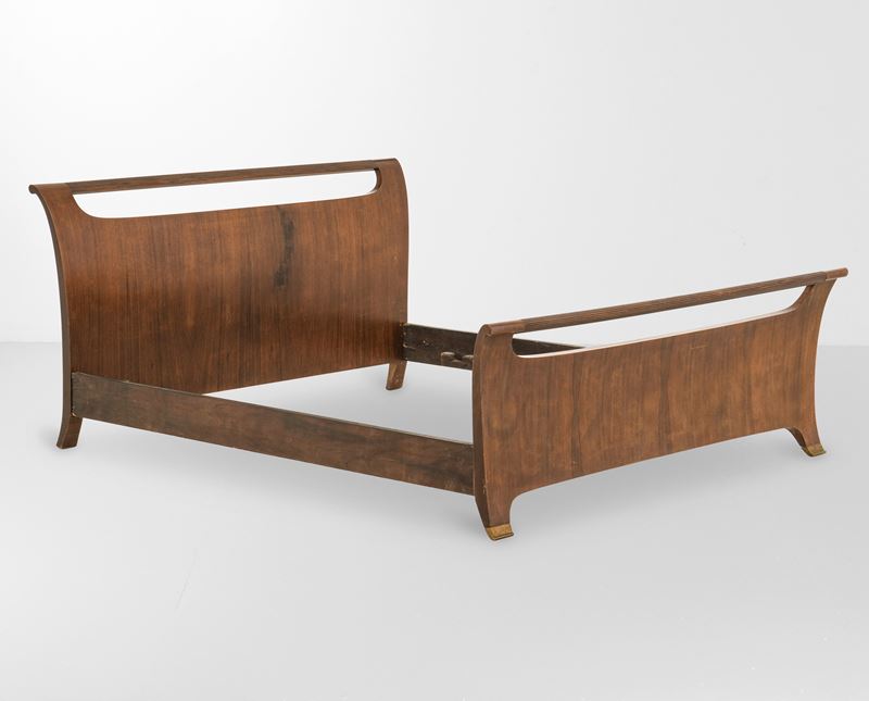 Paolo Buffa : Letto matrimoniale  - Auction Design - Cambi Casa d'Aste