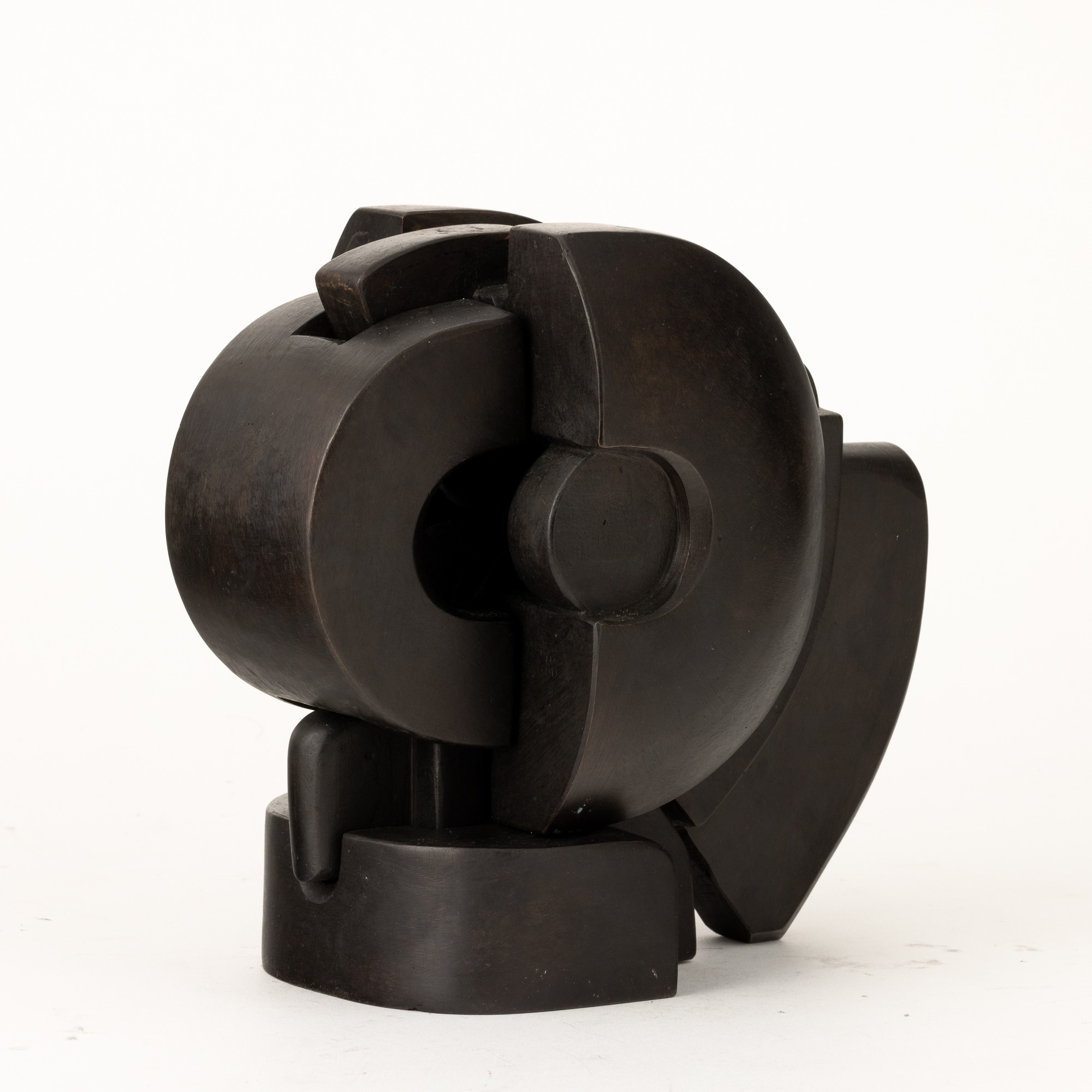 Andrea Cascella - Dedalo, scultura in bronzo nero (1982)