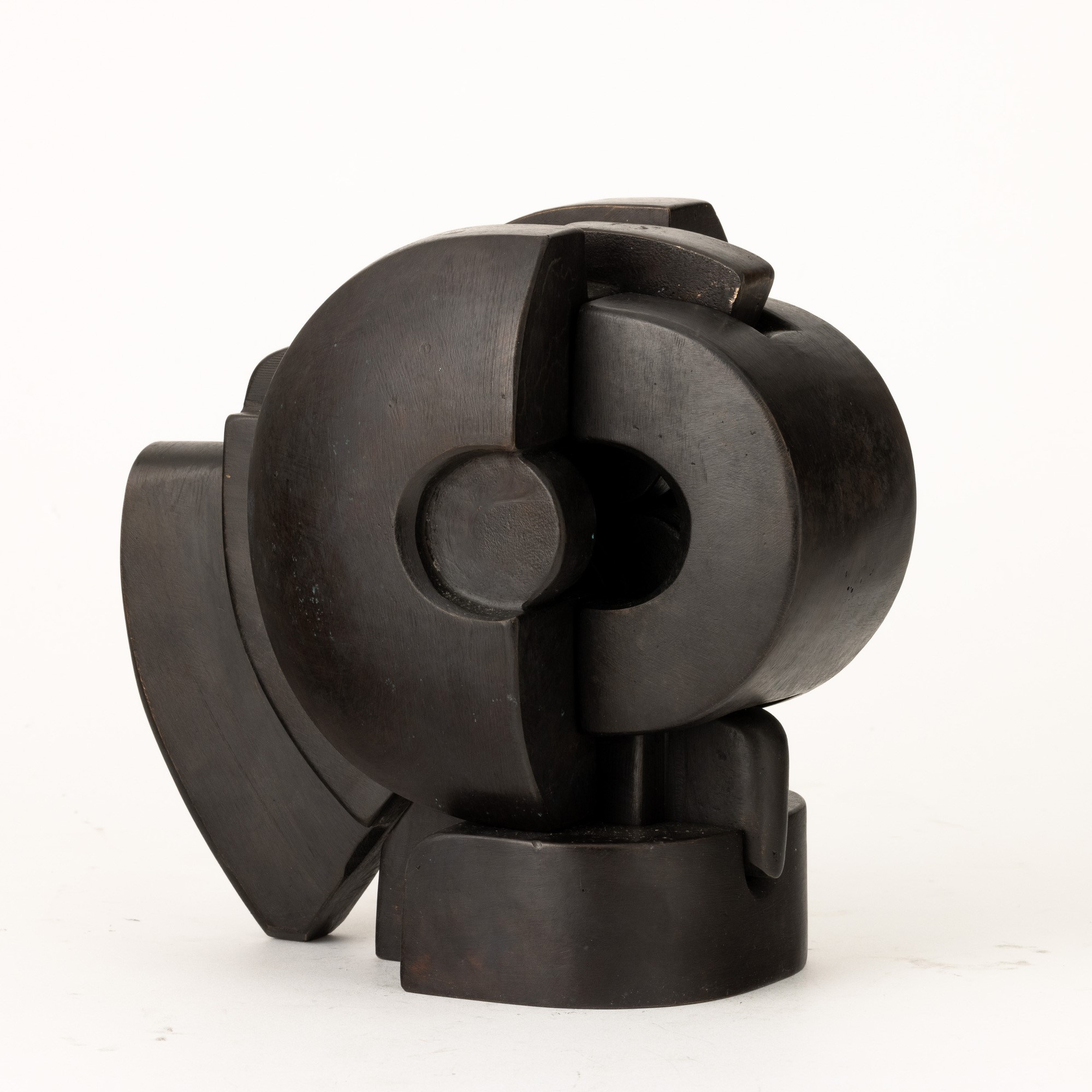 Andrea Cascella - Dedalo, scultura in bronzo nero (1982)