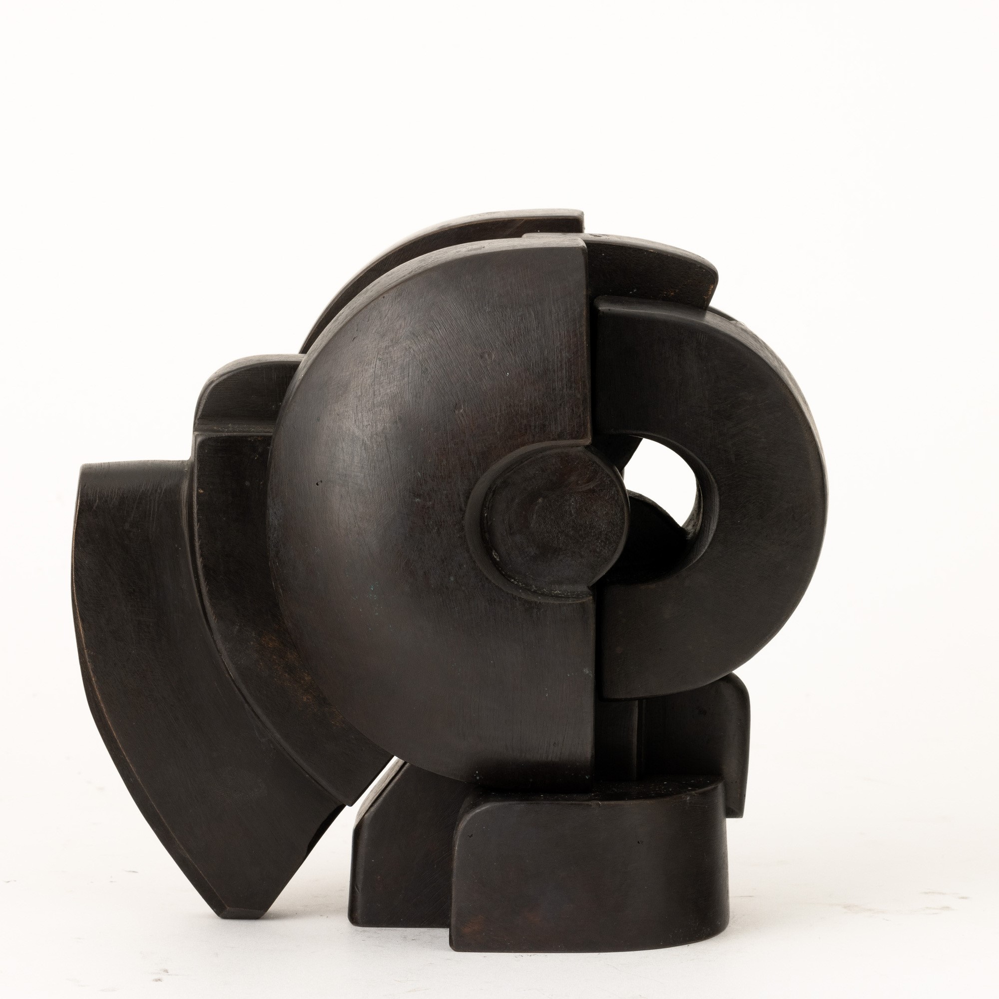 Andrea Cascella - Dedalo, scultura in bronzo nero (1982)
