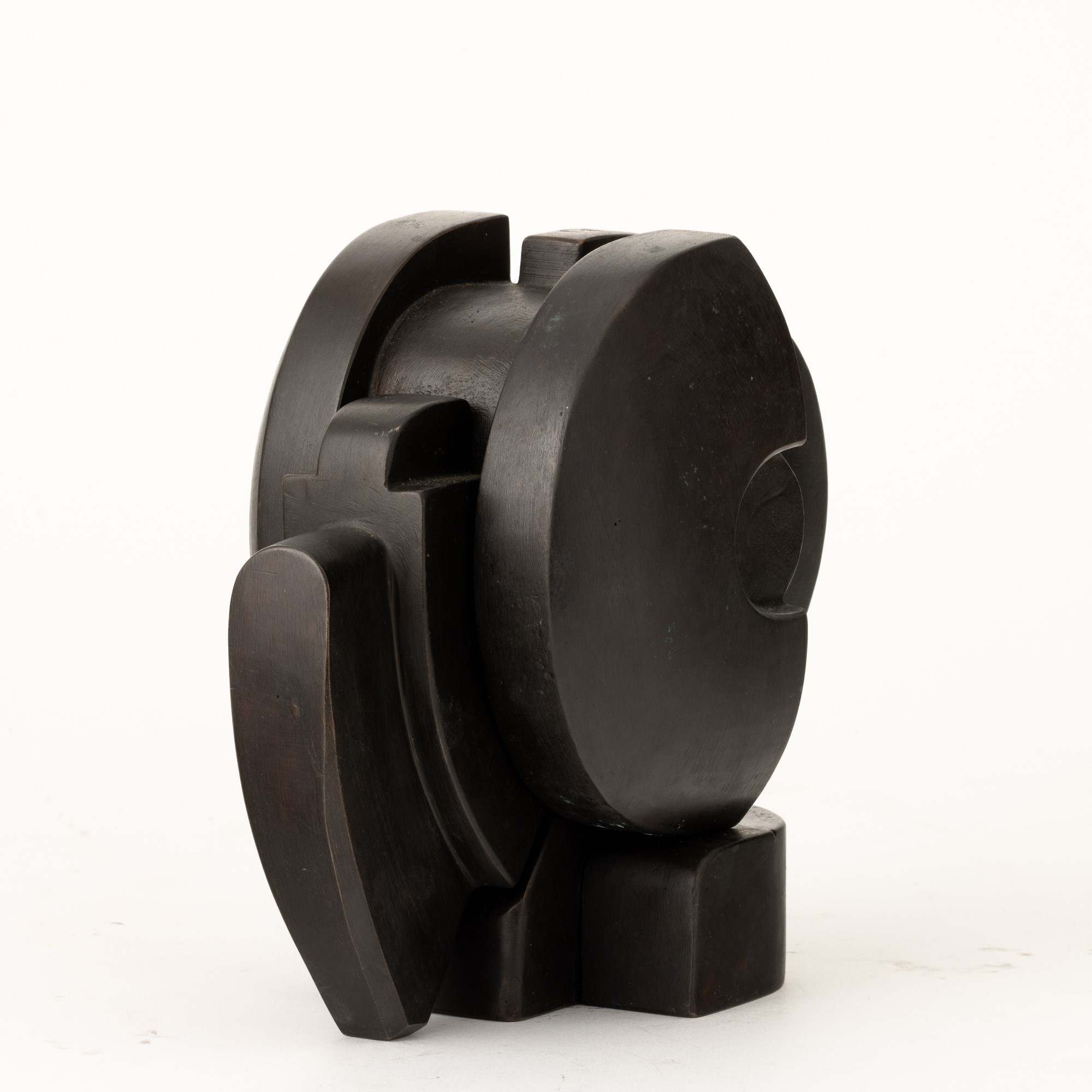 Andrea Cascella - Dedalo, scultura in bronzo nero (1982)