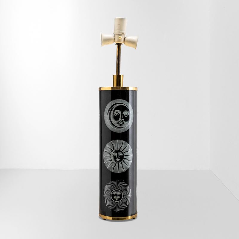 Piero Fornasetti : Lampada da tavolo mod. Soli  - Auction 20th century furnitures - Cambi Casa d'Aste