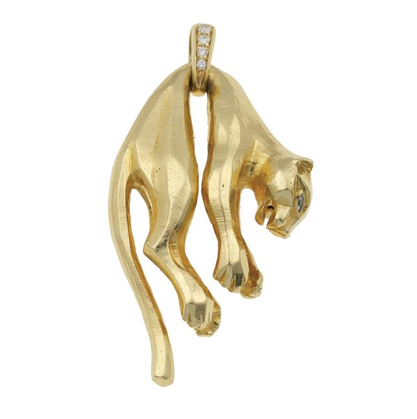 Cartier? Pendente "Panthère” con diamanti