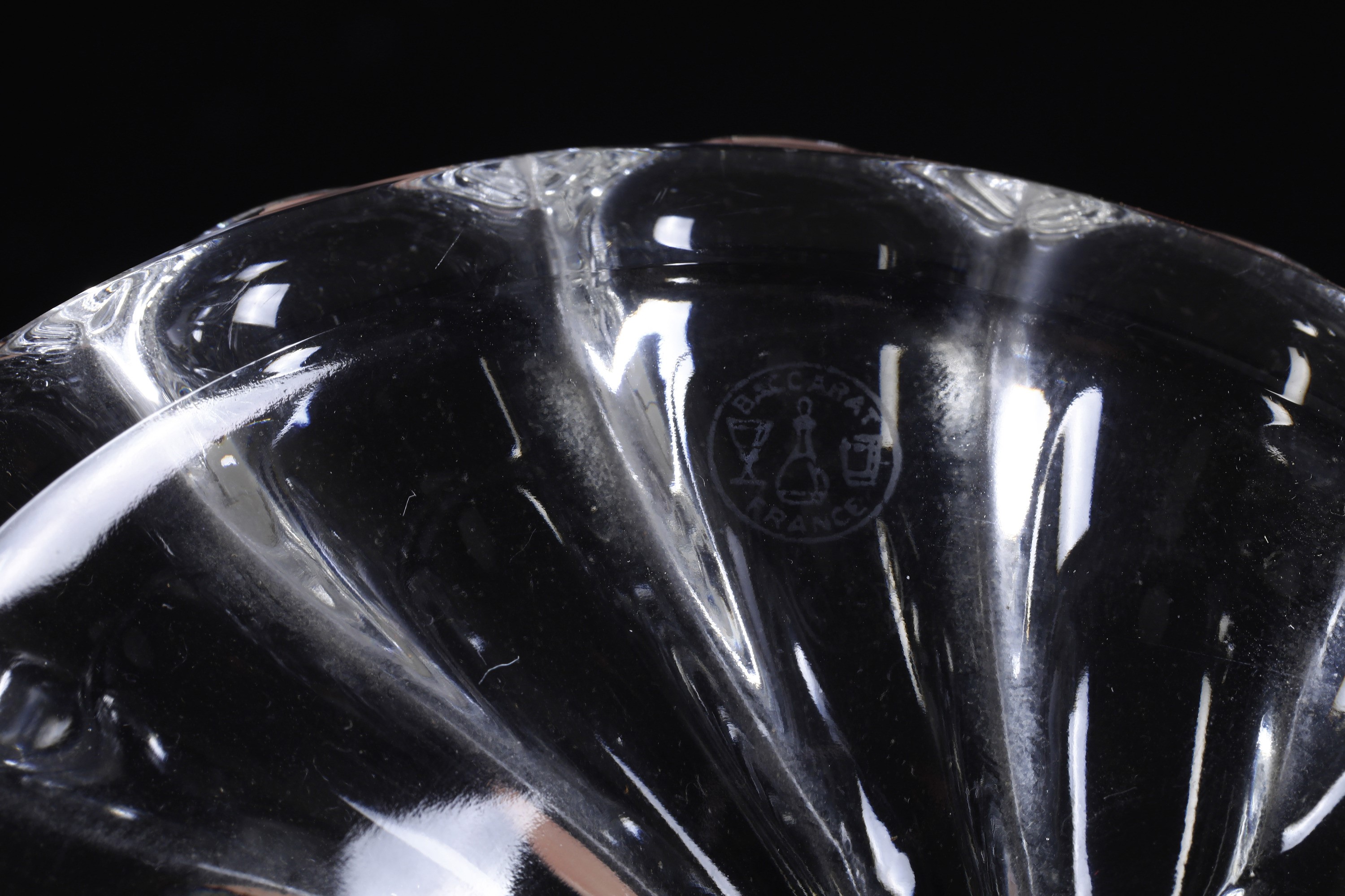 Baccarat, Candeliere 'Bambou Tors', Cristallo, XX secolo