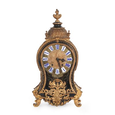 Pendola da Tavolo Stile Boulle. XIX Secolo