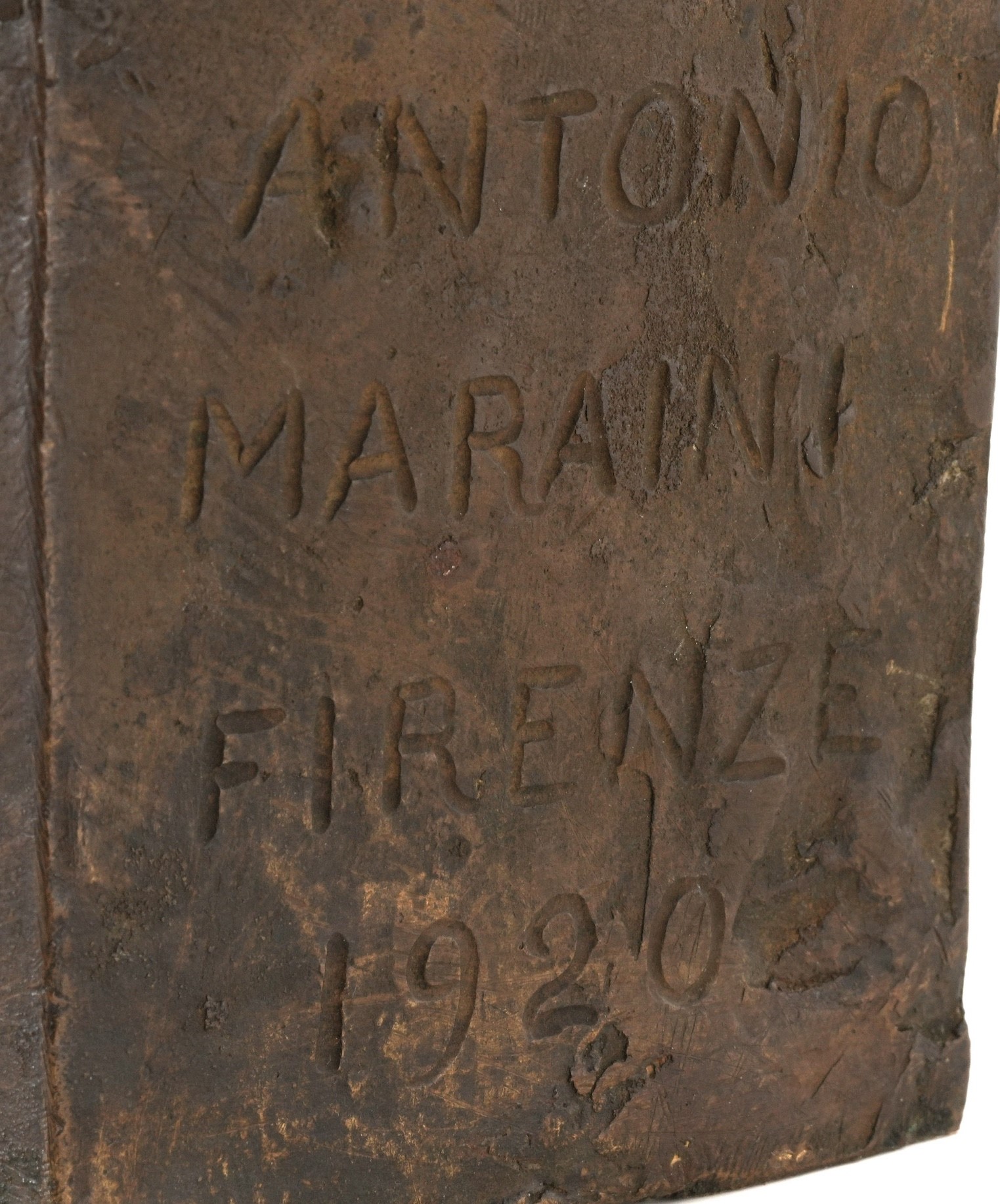Antonio Maraini - Amore materno, bronzo fuso, 1920