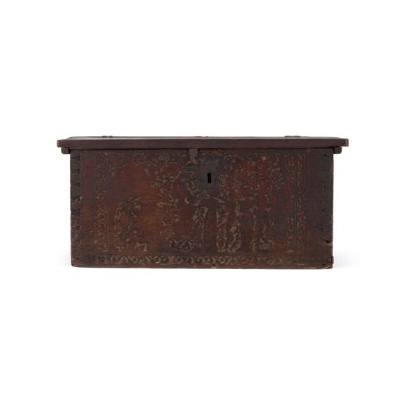 Cassetta in cipresso. Friuli, XV secolo