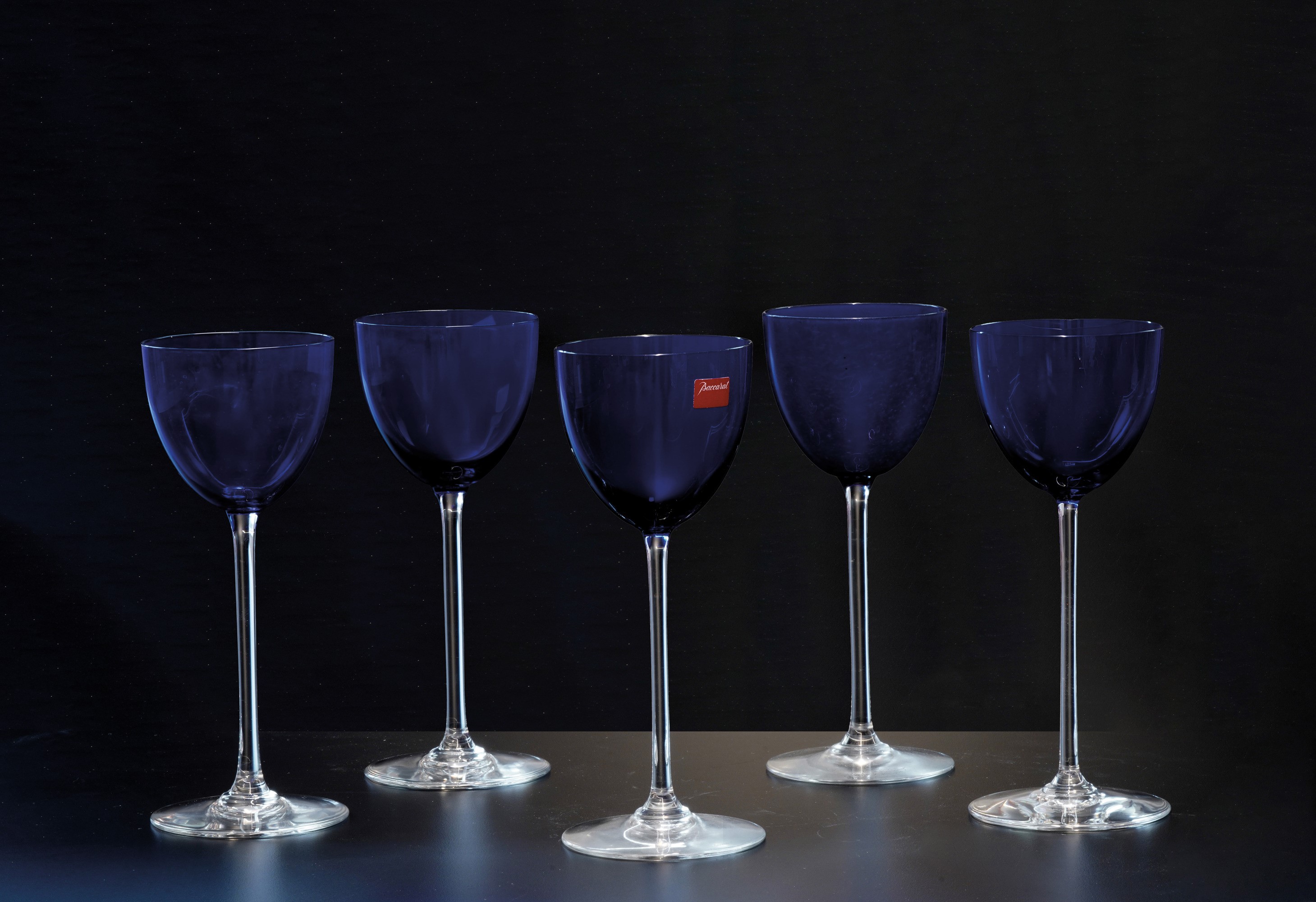 Undici Calici “perfection” Francia, Manifattura Baccarat, Verso la Fine del XX Secolo