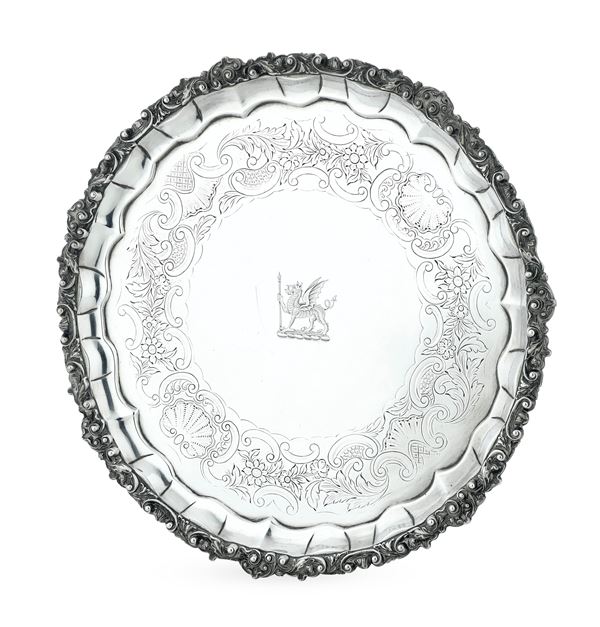 Piatto. Londra 1827, argentiere Joseph Angell I