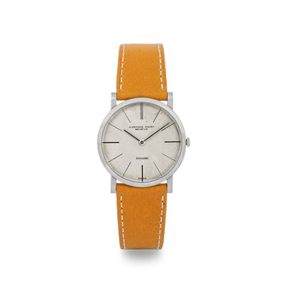 Extrapiatto "bulgari" Calibro 2003 in Oro Bianco con Quadrante Personalizzato, Circa 1960