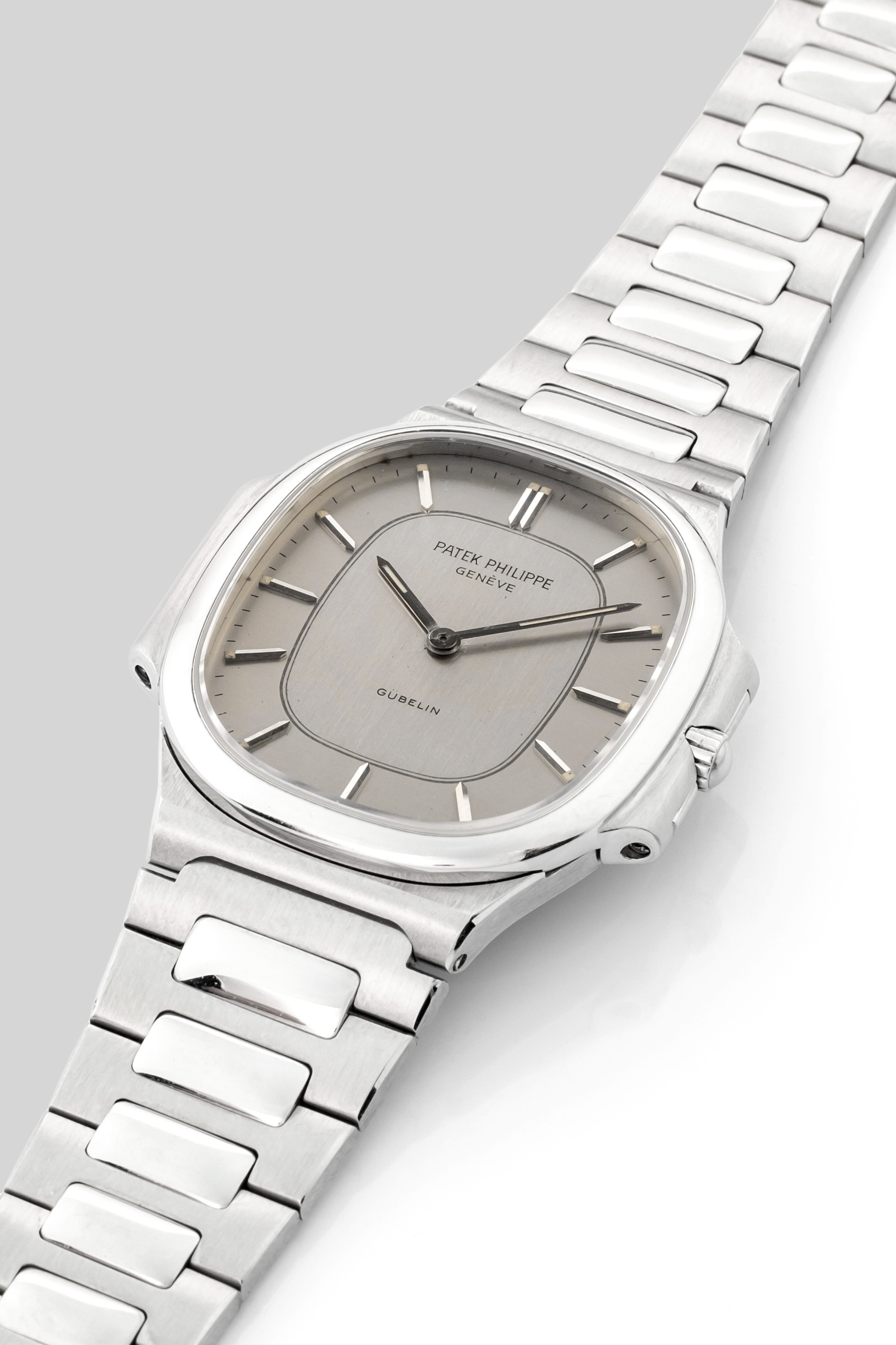 Patek Philippe - Raro "nautellipse" Ref 3770 Personalizzato per Gübelin in Acciaio, Circa 1981