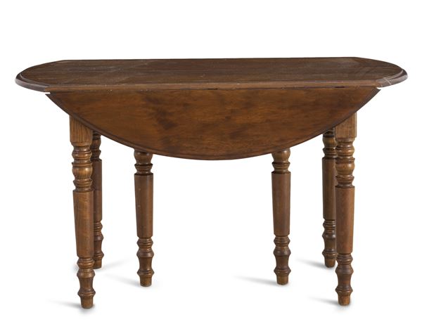 Tavolo a bandelle. XIX-XX secolo