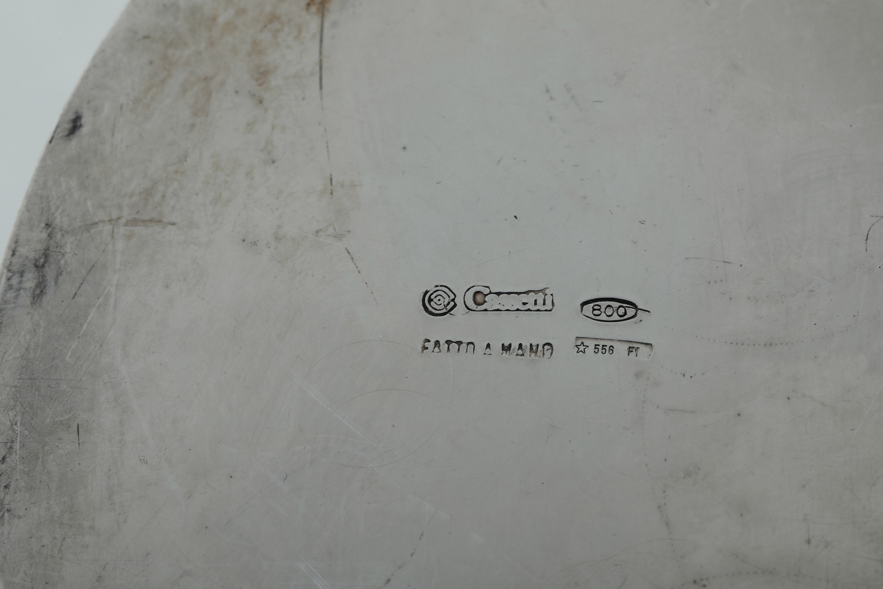Argenteria artistica fiorentina, Brocca in argento fuso, sagomato e martellato (XX-XXI secolo)