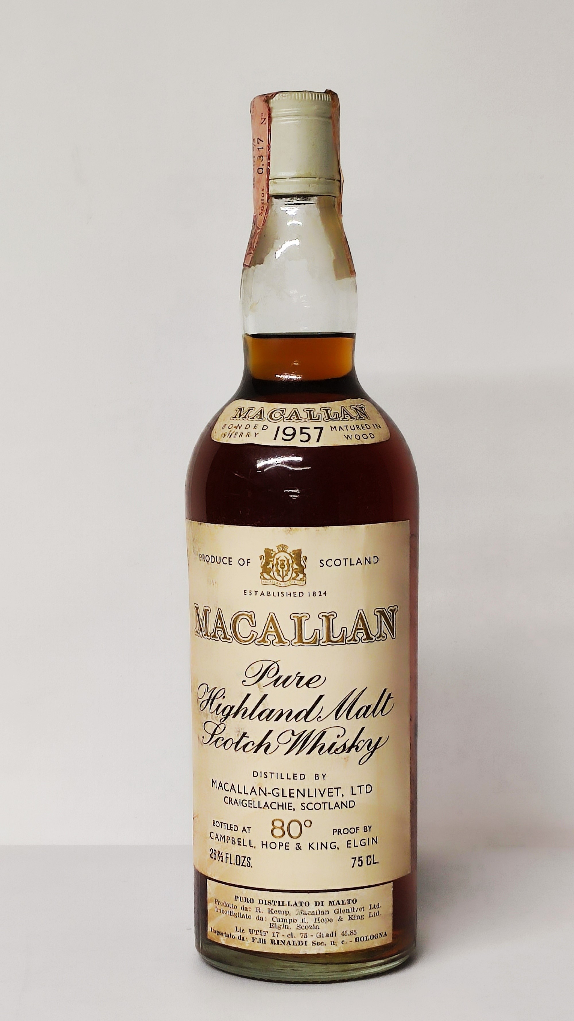 The Macallan 1957, Pure Highland Malt Scotch Whisky