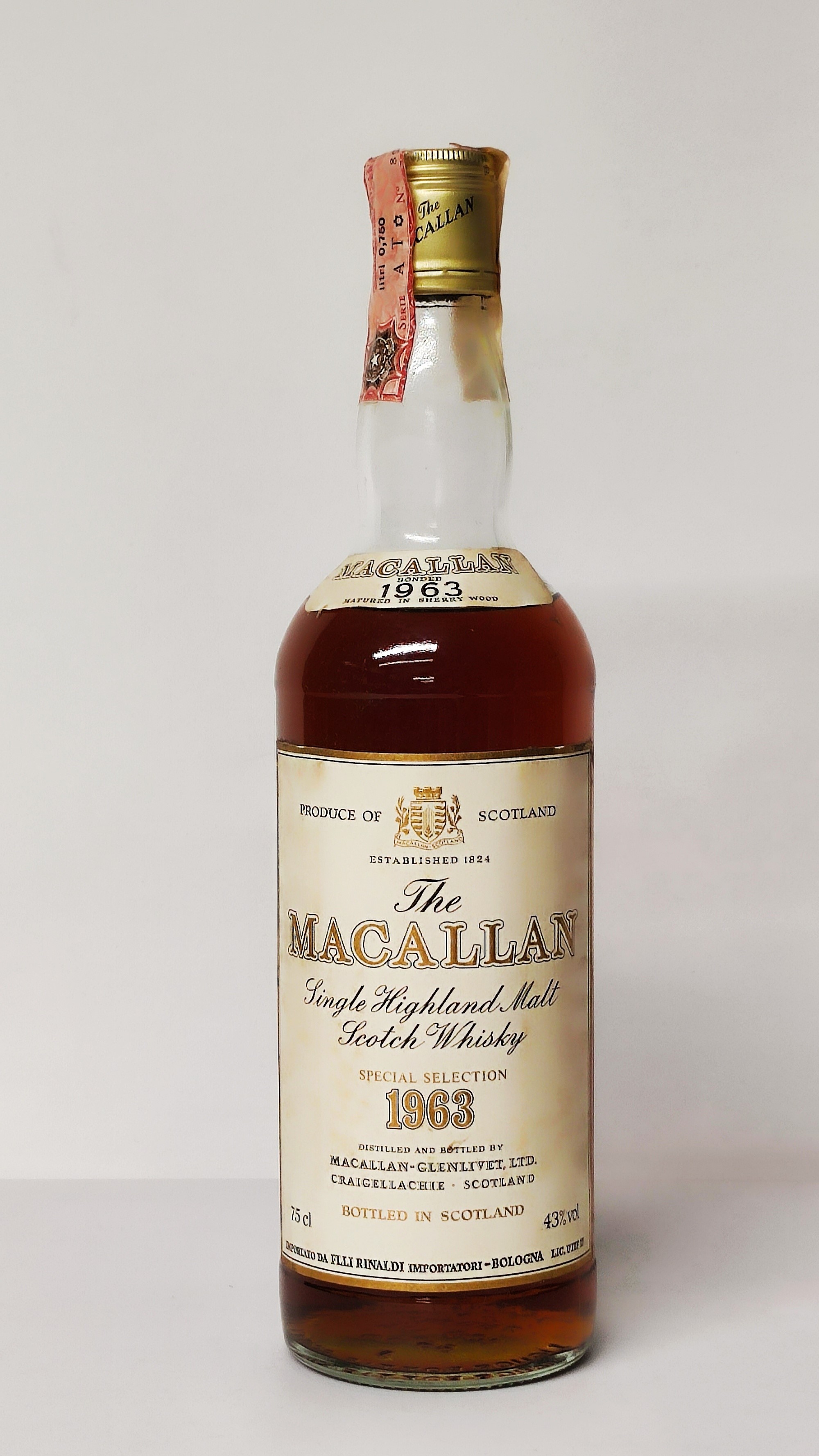 The Macallan 1963, Pure Highland Malt Scotch Whisky