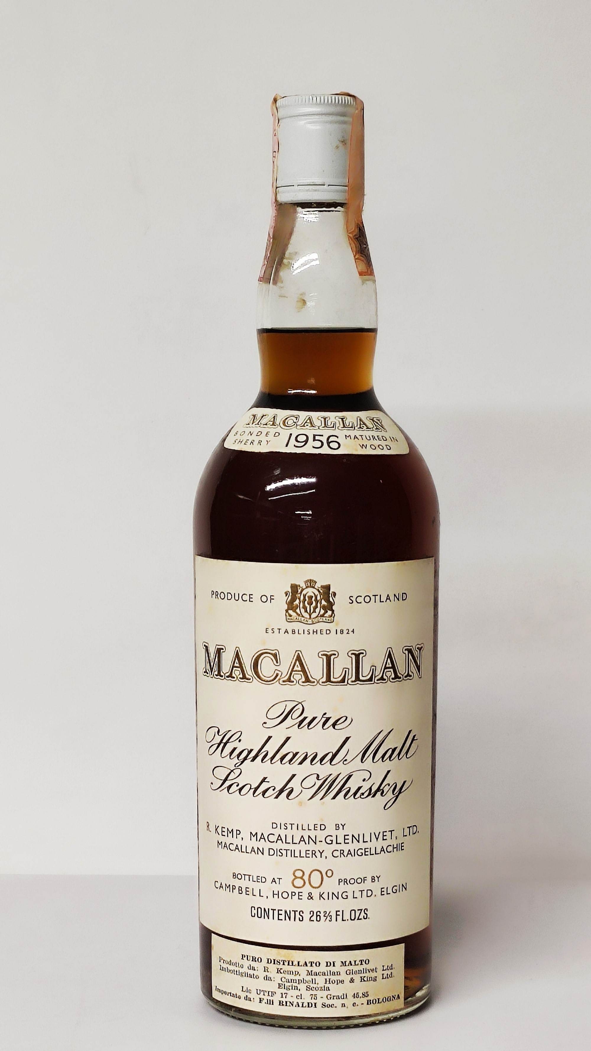 The Macallan 1956, Pure Highland Malt Scotch Whisky