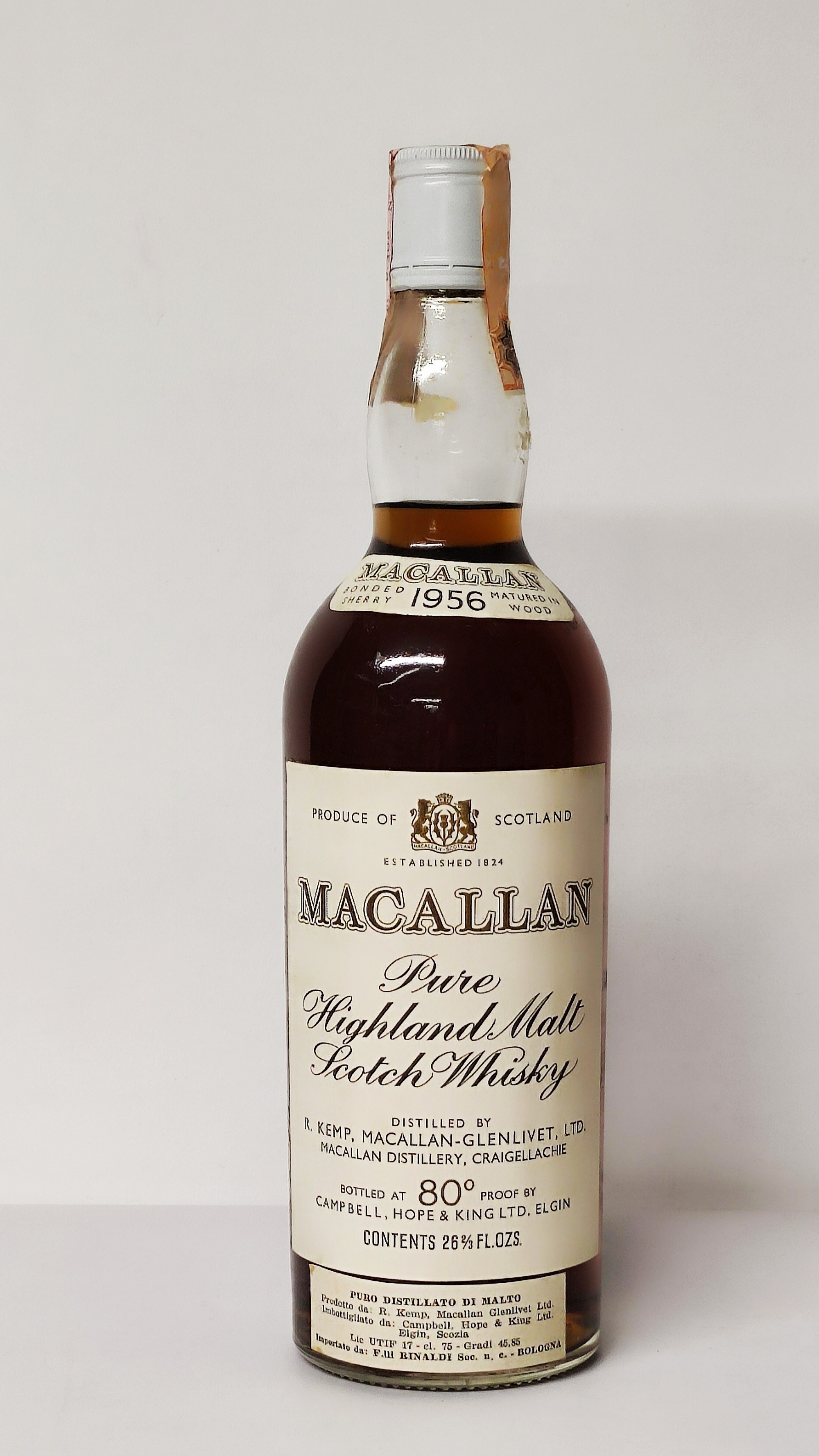 The Macallan 1956, Pure Highland Malt Scotch Whisky
