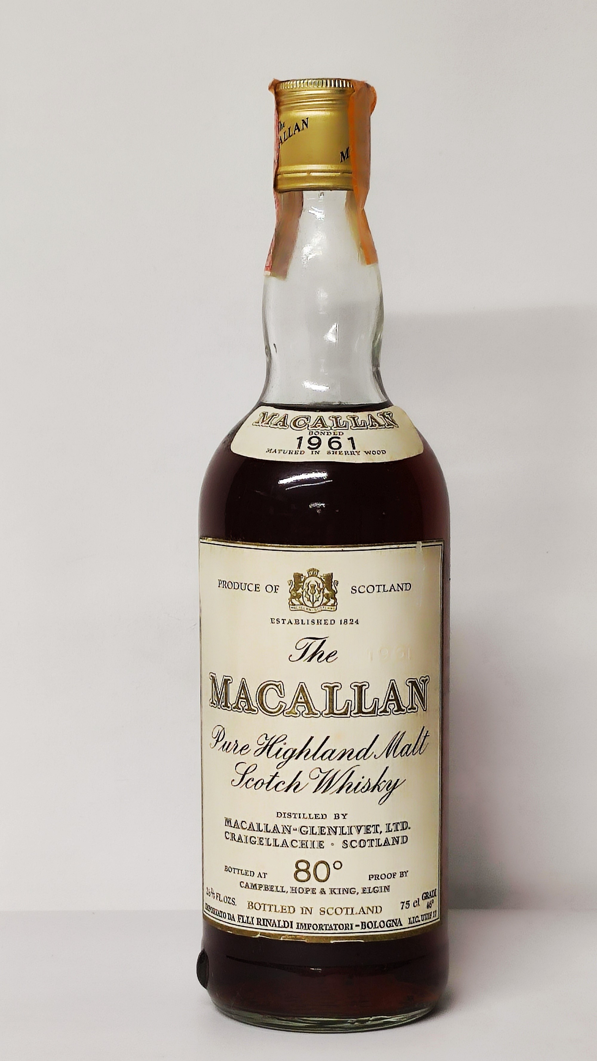 The Macallan 1961, Pure Highland Malt Scotch Whisky