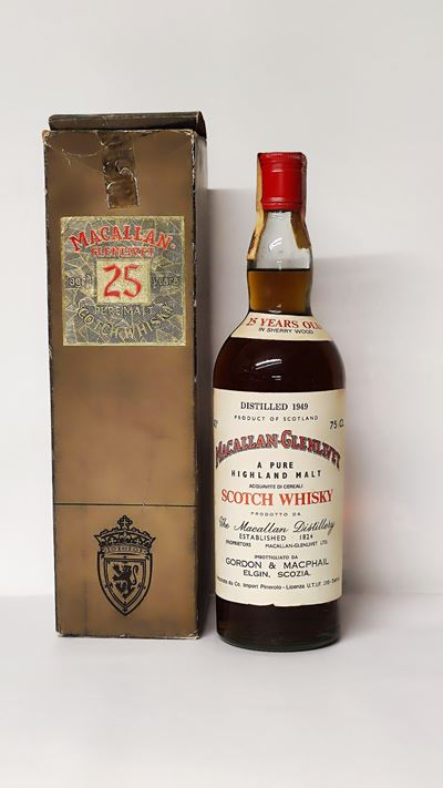 Macallan-glenlivet 25 Years Old 1949, Pure Highland Malt Scotch Whisky