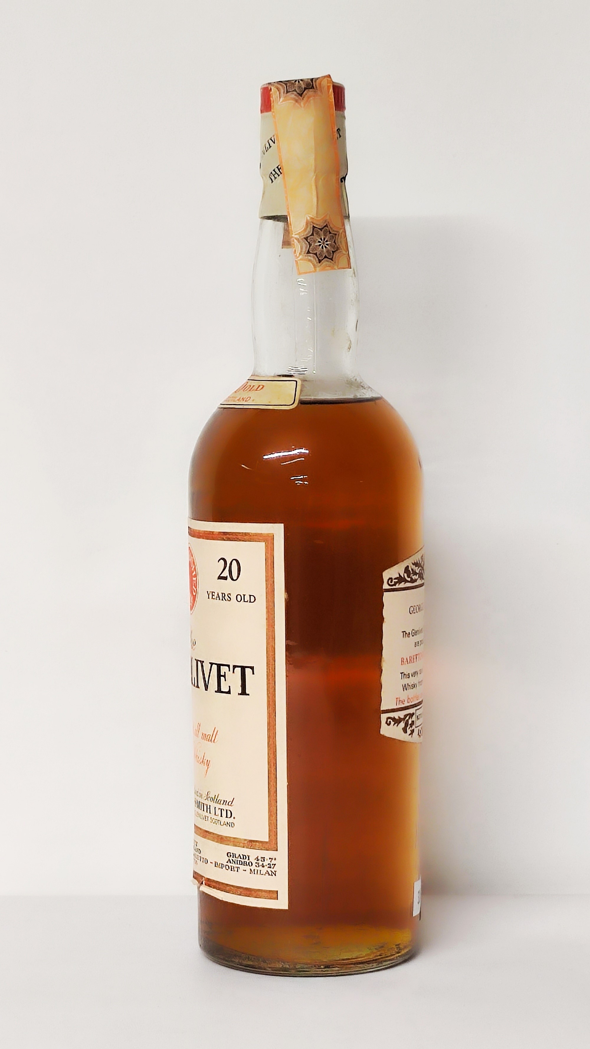The Glenlivet Baretto 20 Years Old, Unblended All Malt Scotch Whisky
