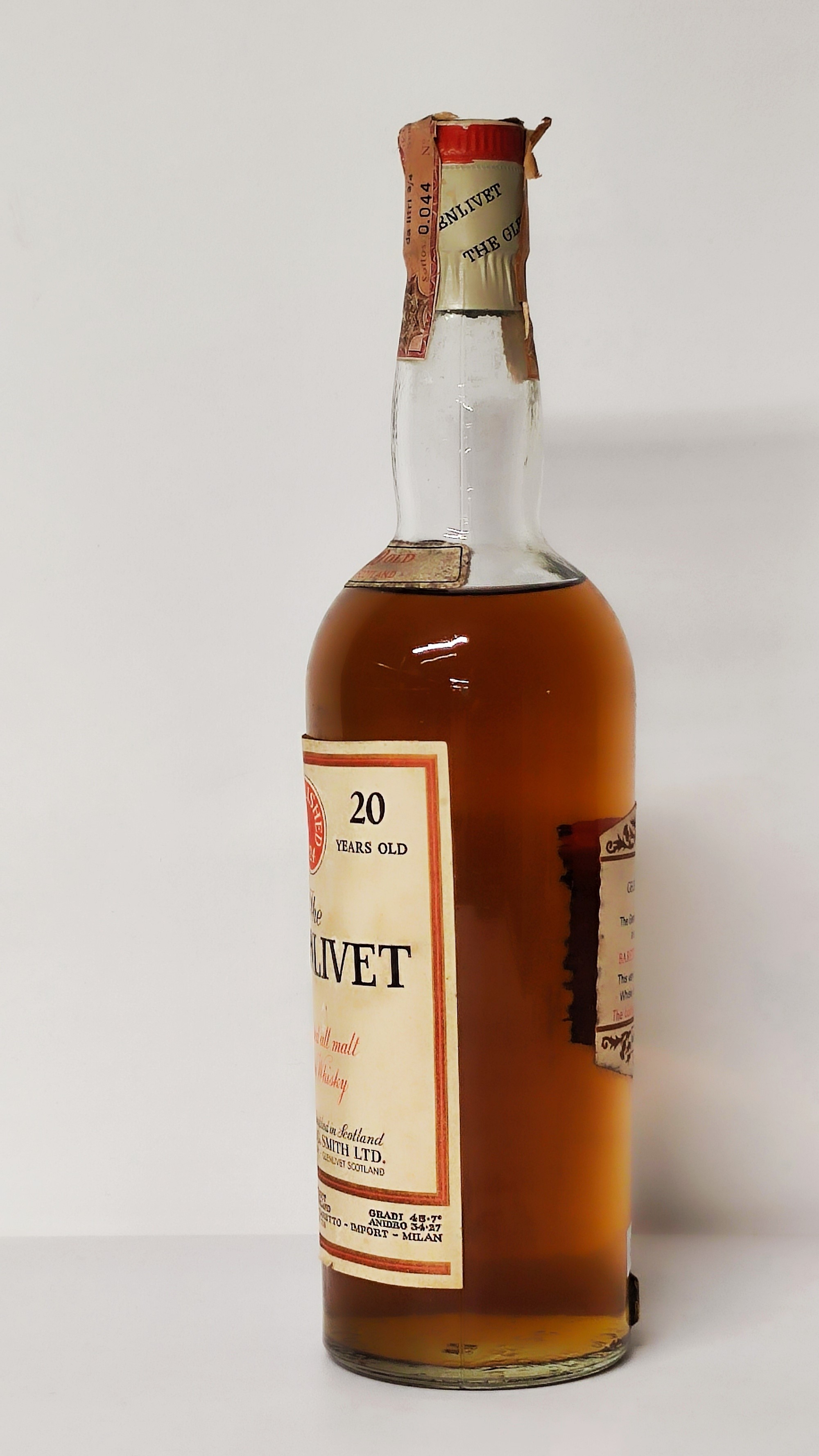 The Glenlivet Baretto 20 Years Old, Unblended All Malt Scotch Whisky