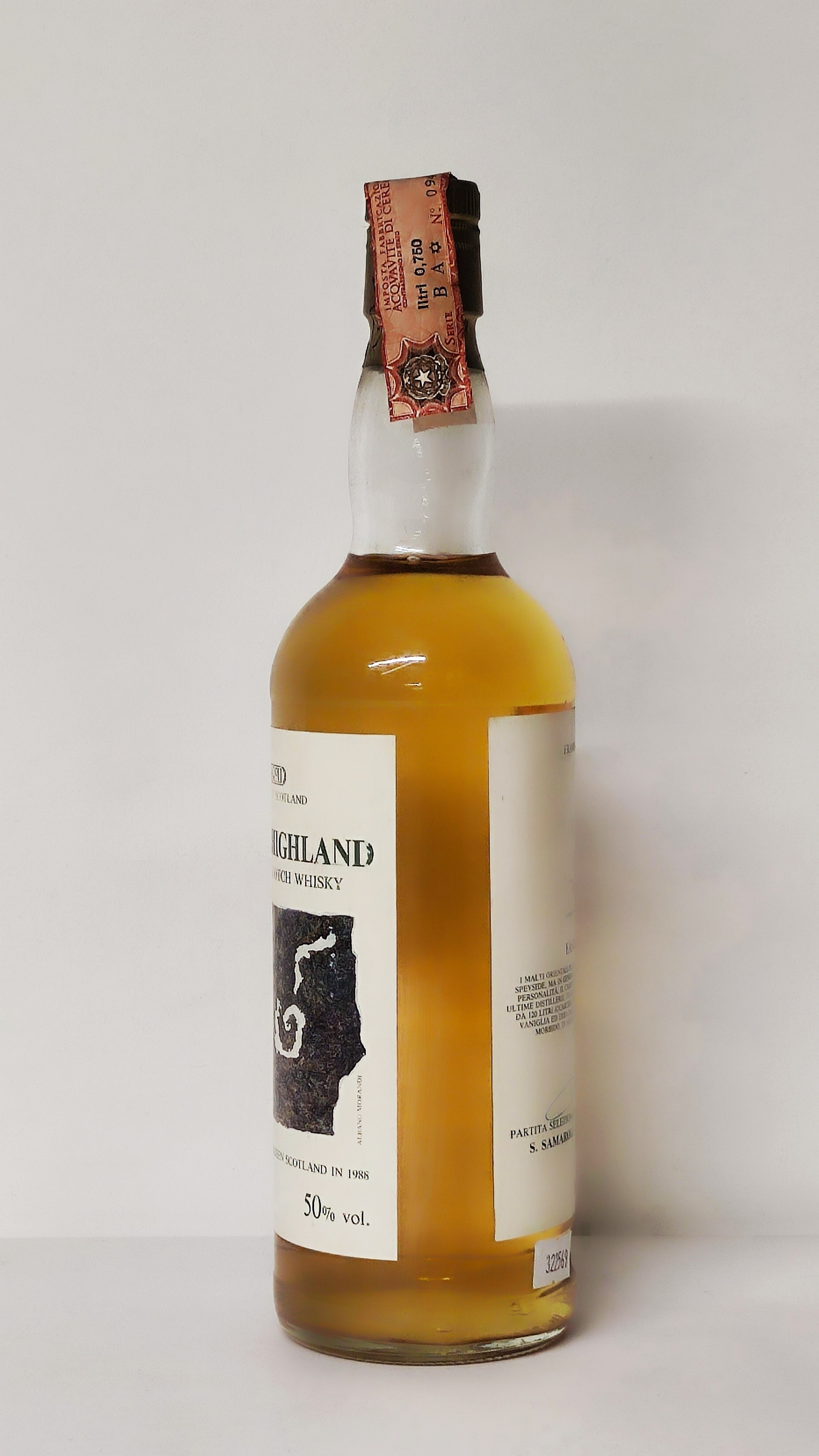 Eastern Samaroli, Highland Single Malt Whisky
