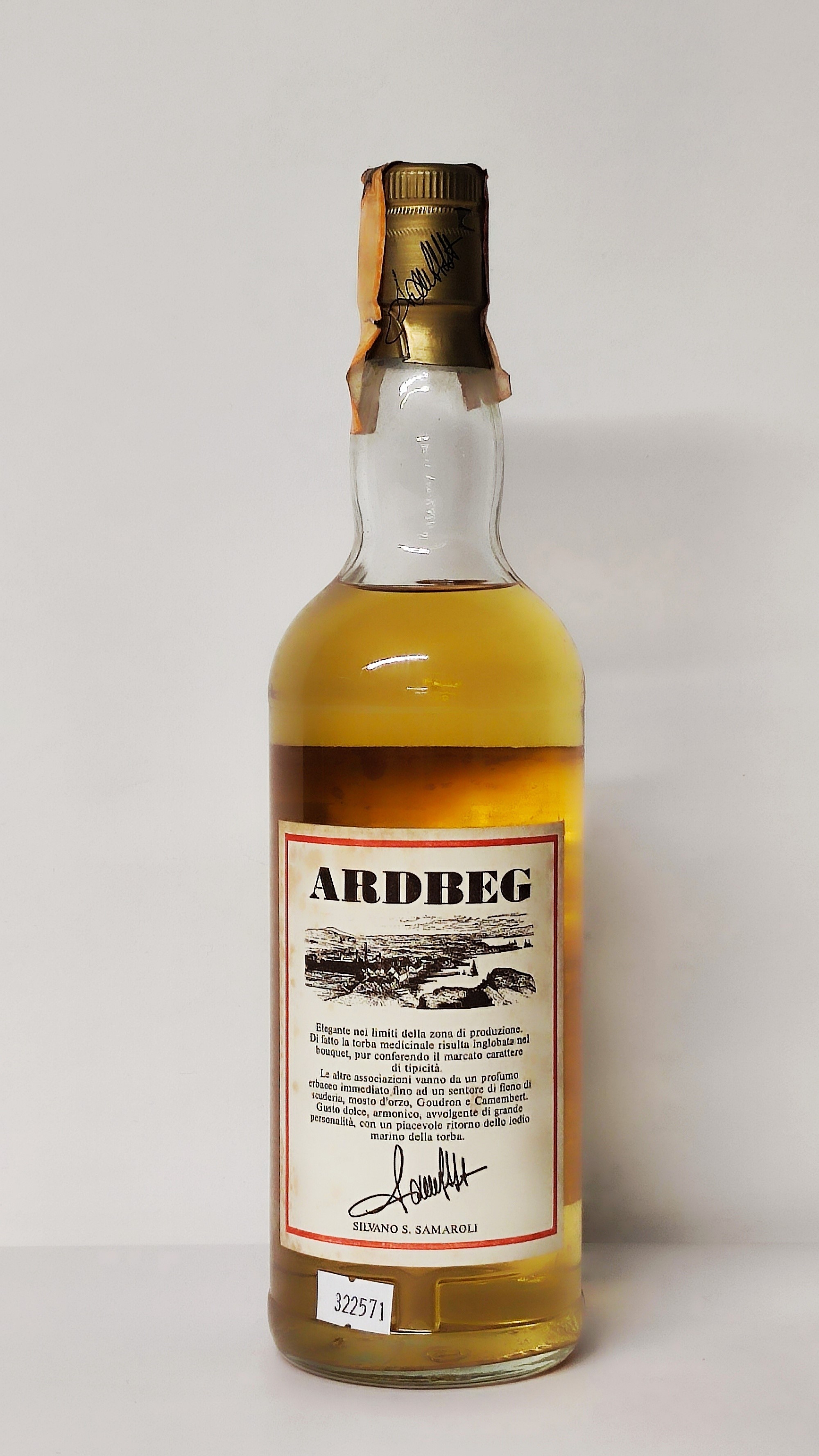 Ardbeg Samaroli 1975, Islay Malt Scotch Whisky
