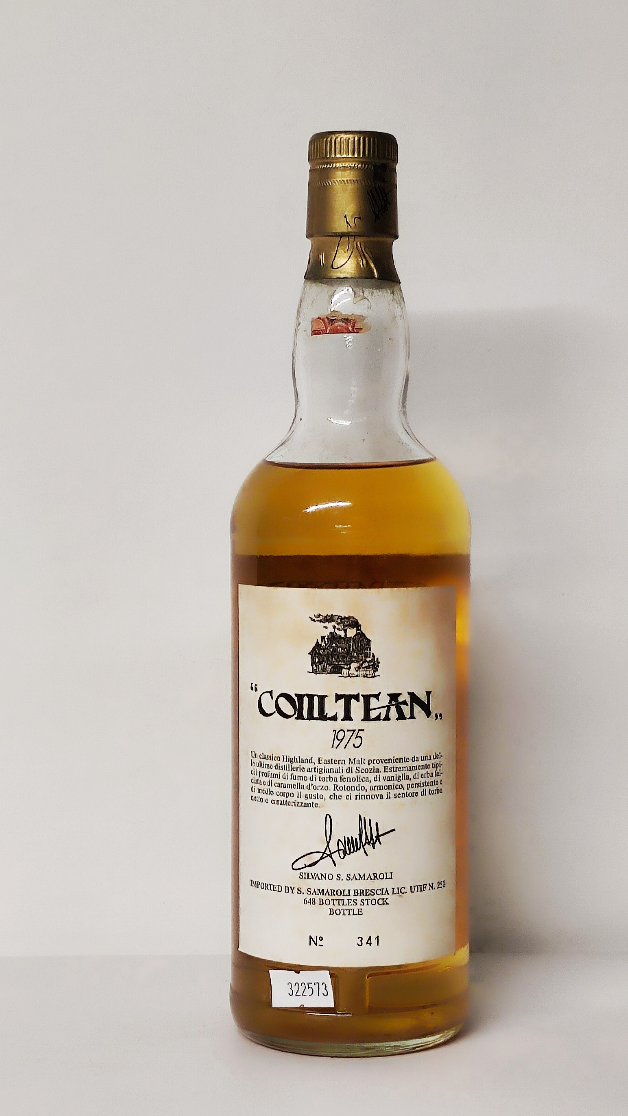 Coilltean Samaroli 1975, Single Malt Scotch Whisky