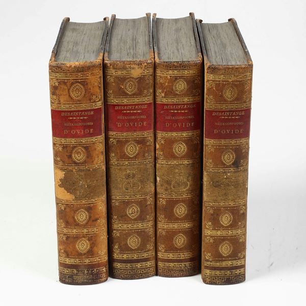 Ovidio Publio Nasone (43 a.C. - 18 d.C.) Les Metamorphoses d'Ovide, traduites en vers..par M. Desaintange A Paris, chez Desray, 1808